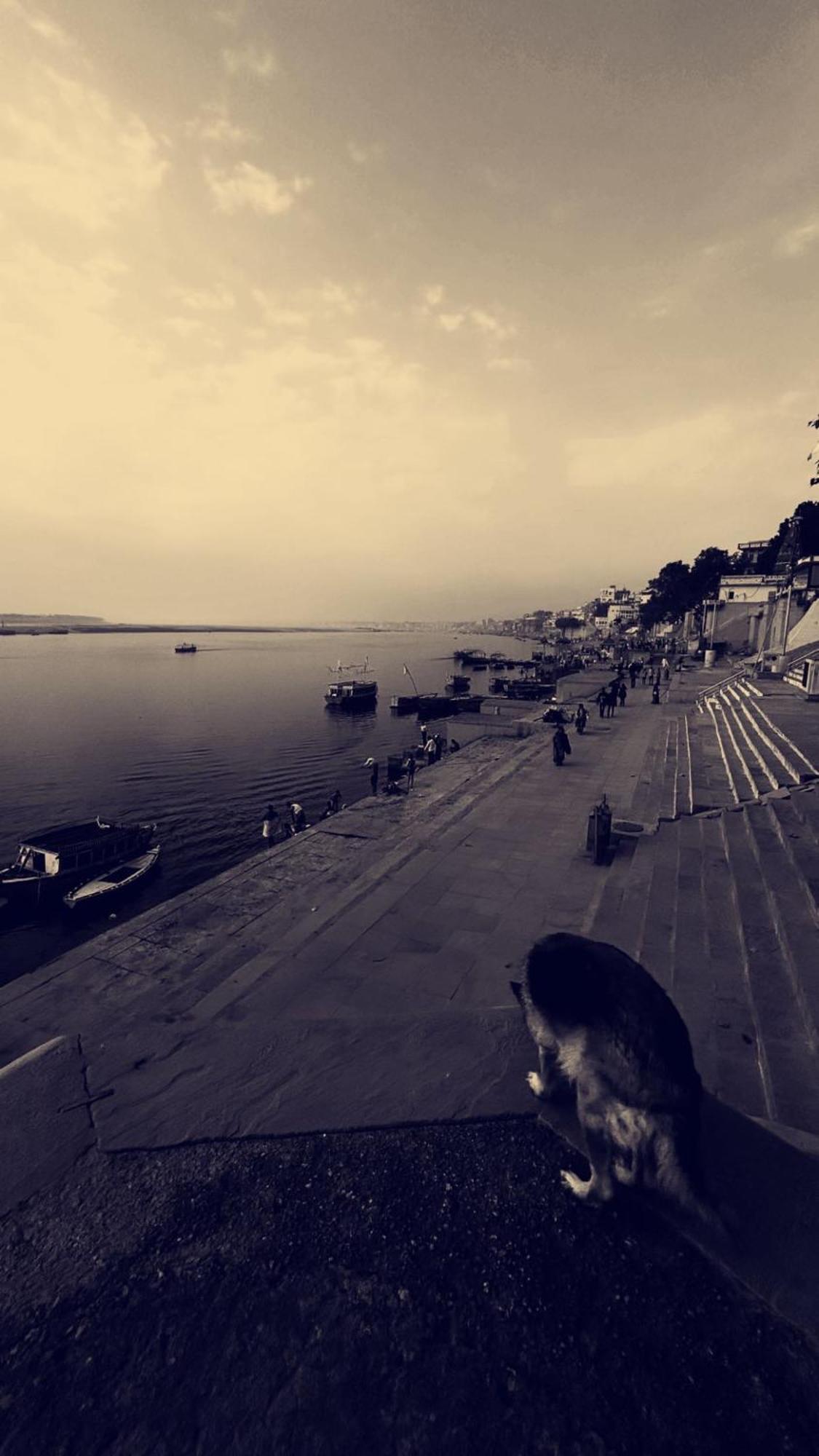 Tandon Lodge On The Ganga Ghat Homestay Benares Buitenkant foto