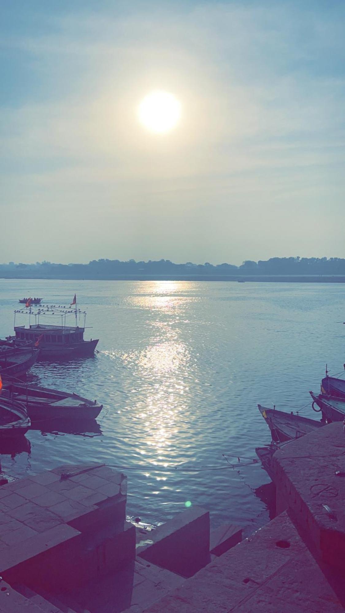 Tandon Lodge On The Ganga Ghat Homestay Benares Buitenkant foto